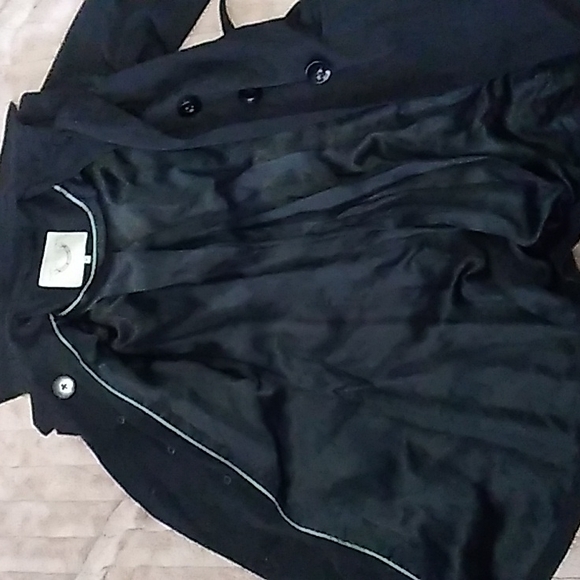 RW & Co, Black Trench Coat, Small - Picture 8 of 8